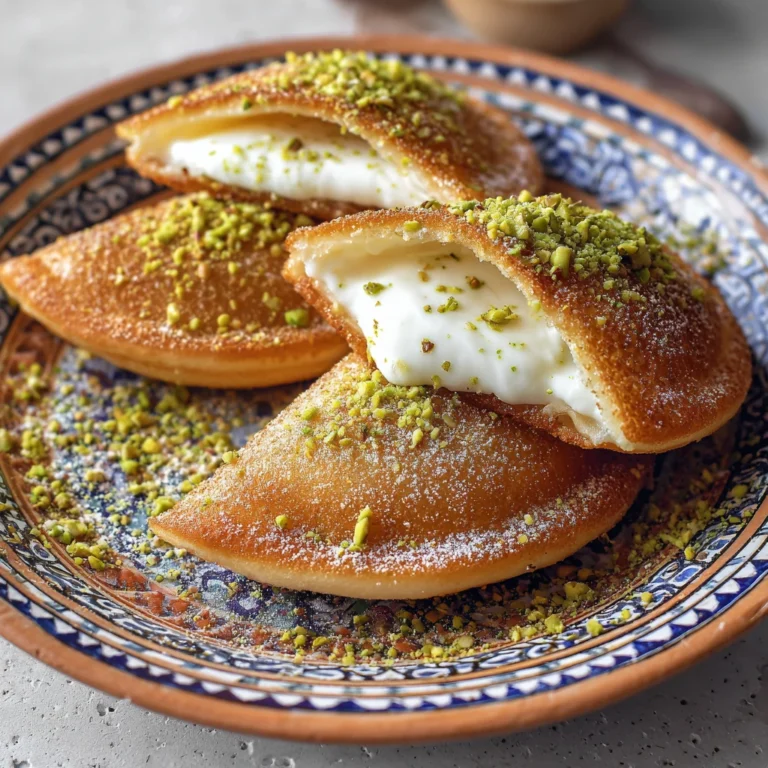 Qatayef Stuffed Fried Pancakes