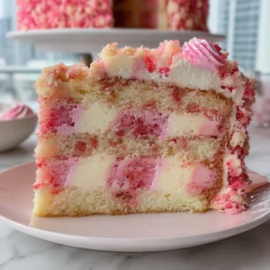 Strawberry Crunch Cheesecake Cake – Amazing 6 Steps for Perfect Layers