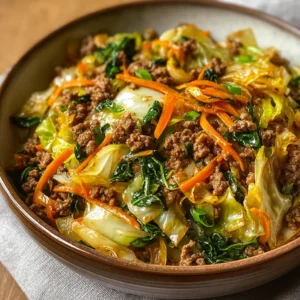 Whip Up a Flavorful Keto Beef and Cabbage Stir Fry in 30 Minutes!