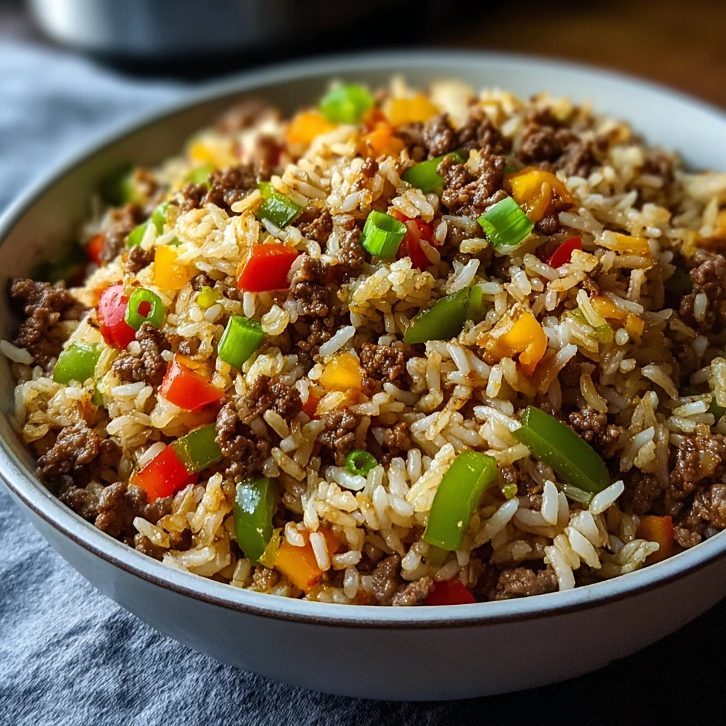 Whip Dirty Rice Ground Beef Just Minutes