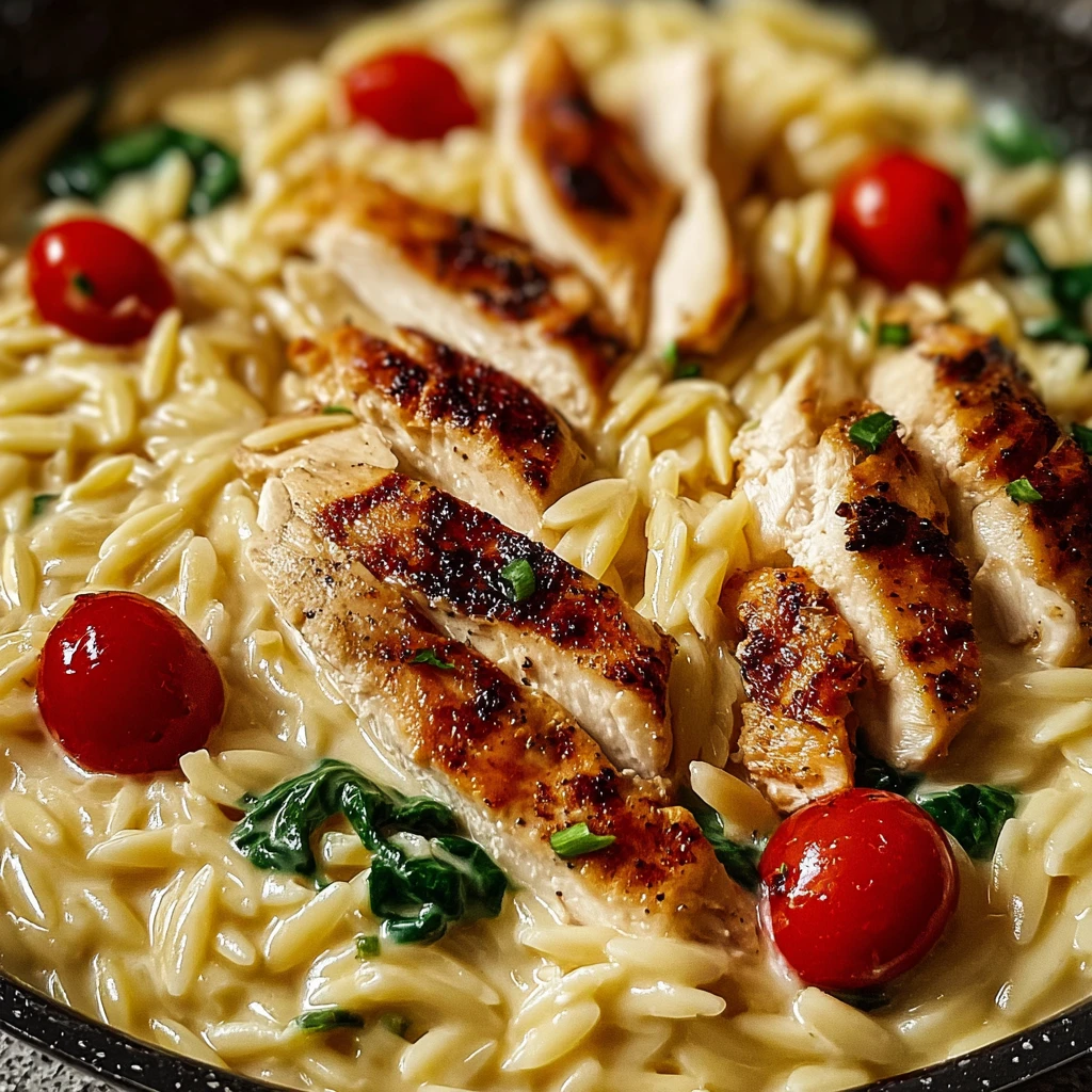 Whip This Creamy Orzo Chicken Just Minutes