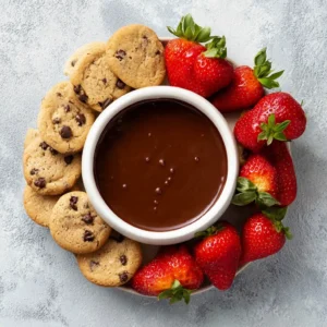 2-Ingredient Chocolate Dip for Fruit Recipe