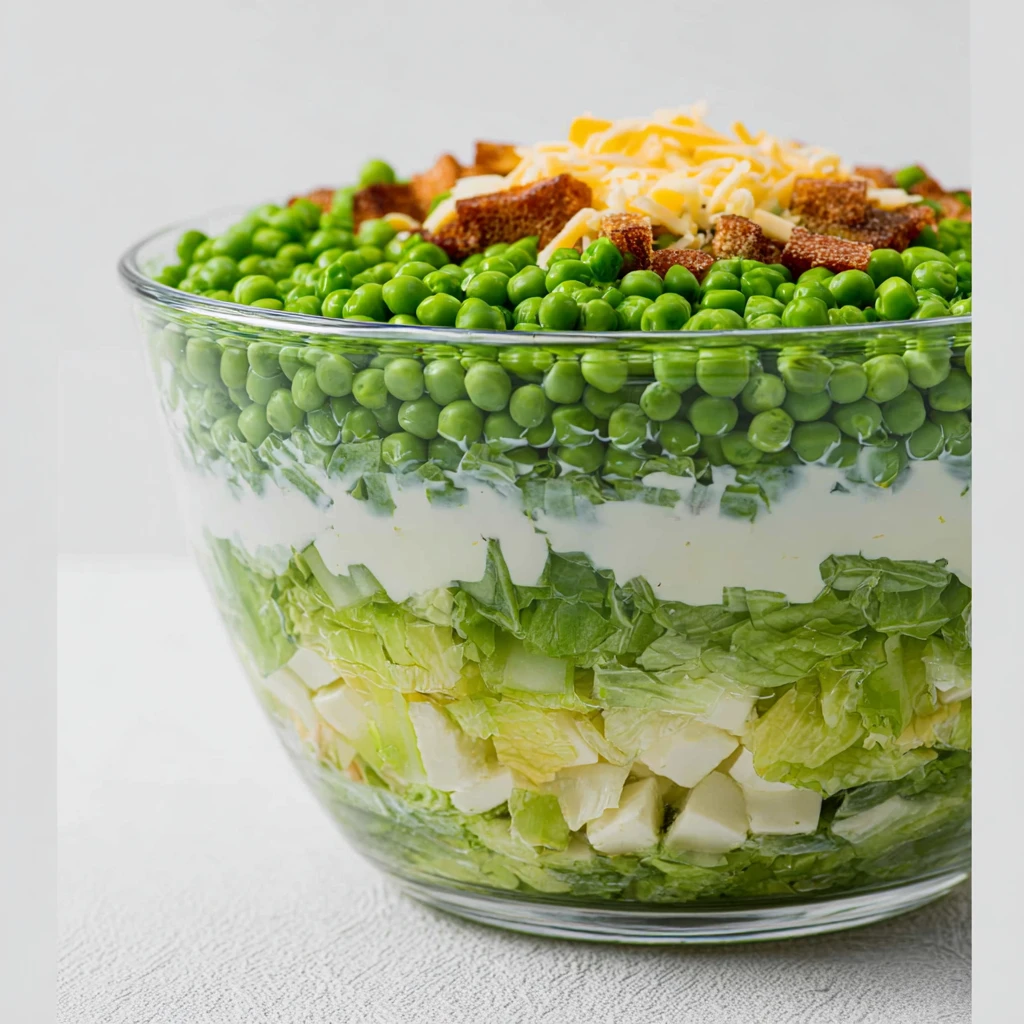 Easy Classic 7 Layer Salad recipe with step-by-step instructions