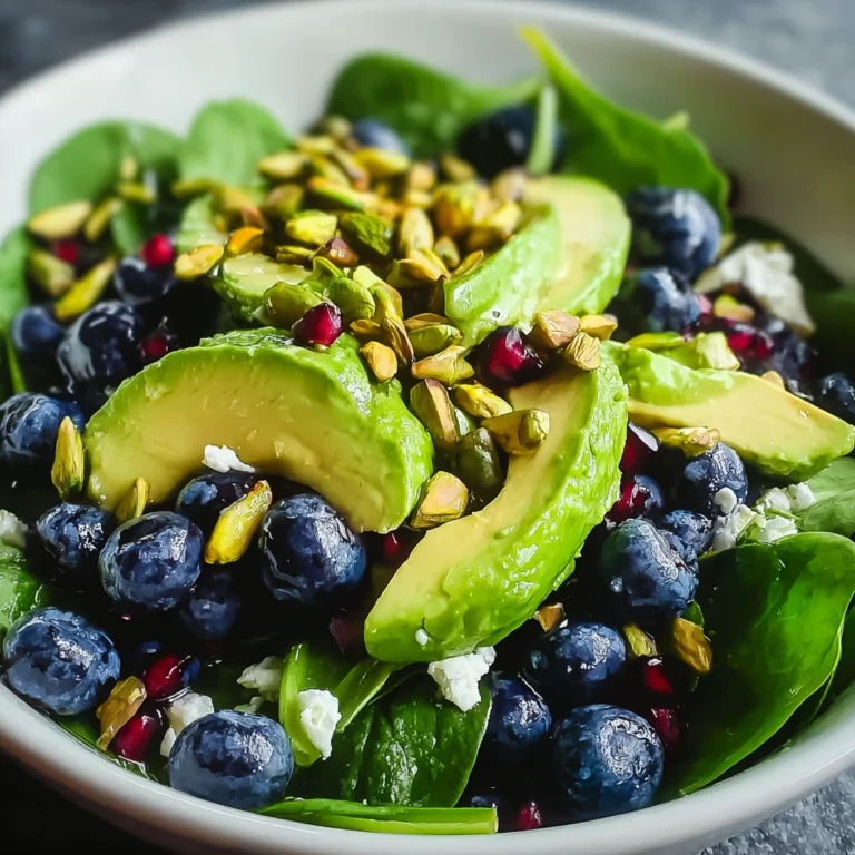 Easy Blueberry Pistachio Salad recipe with step-by-step instructions