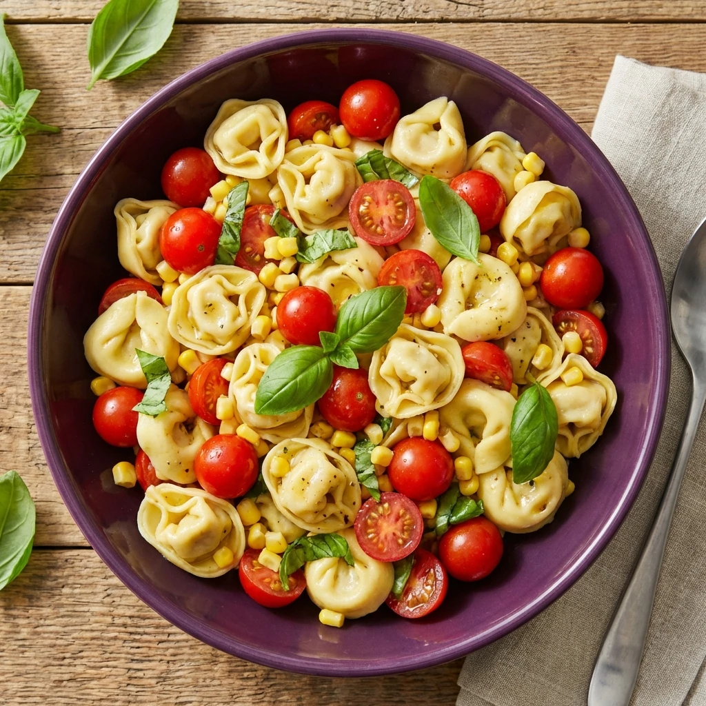 Create Refreshing Garden Tortellini Pasta Salad Today
