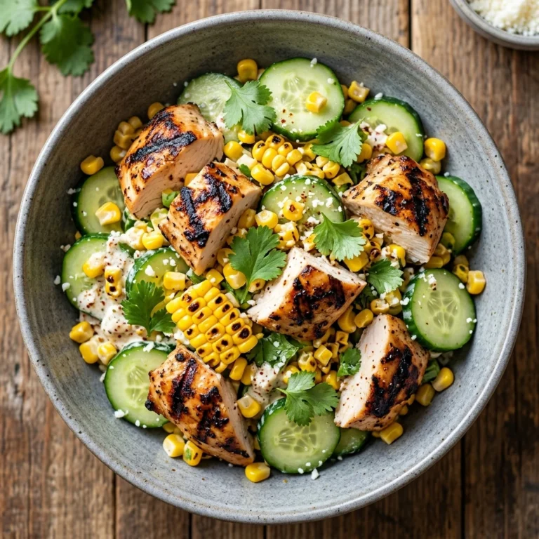 Discover Street Corn Creamy Cucumber Chicken Salad Recipe