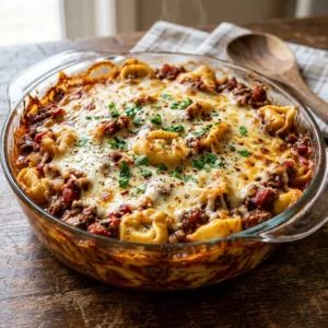 Discover the Ultimate Cheesy Beef Tortellini Bake Recipe Today!