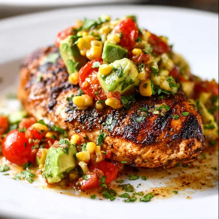 Fiesta Lime Chicken Recipe Avocado Salsa Fresh Flavorful