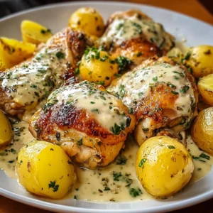Easy Homemade Creamy Garlic Chicken