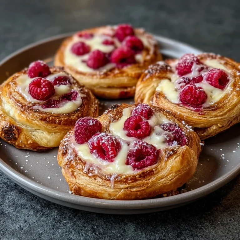 Homemade Raspberry Danishes
