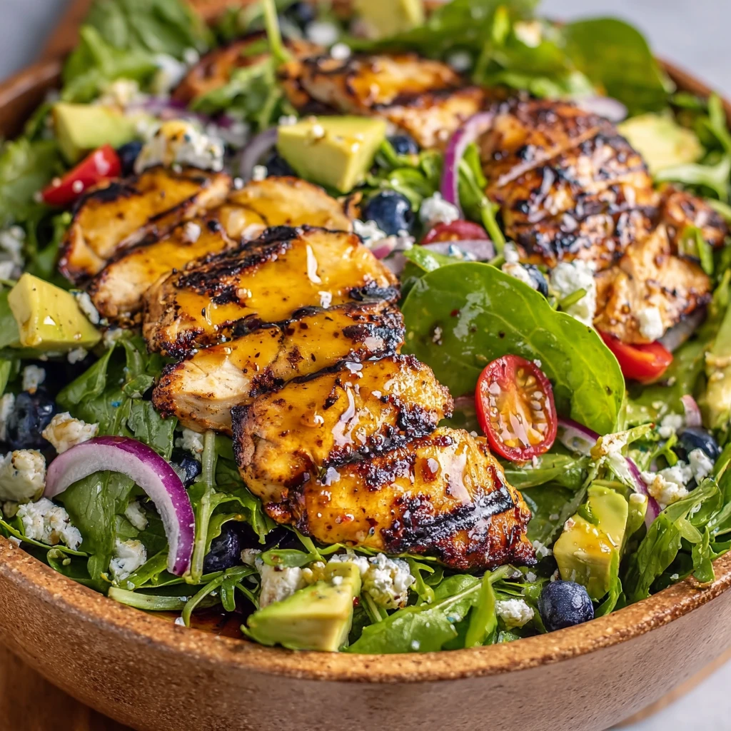 Honey Mustard Grilled Chicken Salad Healthy Fresh Family
