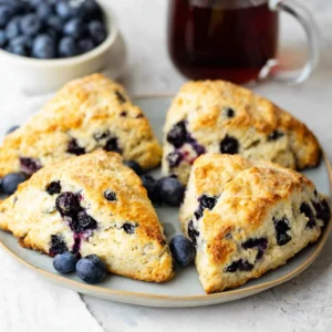 Easy Moist Blueberry Scones Recipe