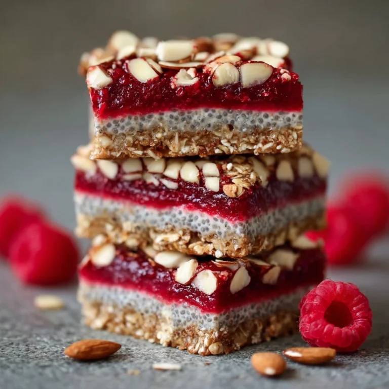 Easy Raspberry Chia Bar Recipe Homemade Raspberry Chia Snack Bars Healthy Raspberry Chia Bars DIY No-bake Raspberry Chia B...