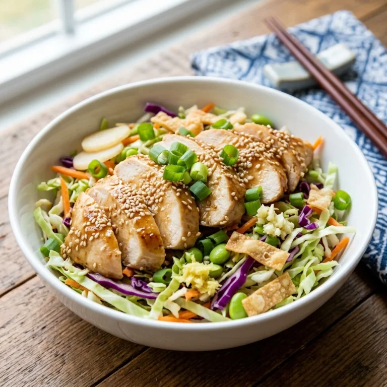 Flavorful Chicken Egg Roll Bowls in Just 30 Minute recipe image
