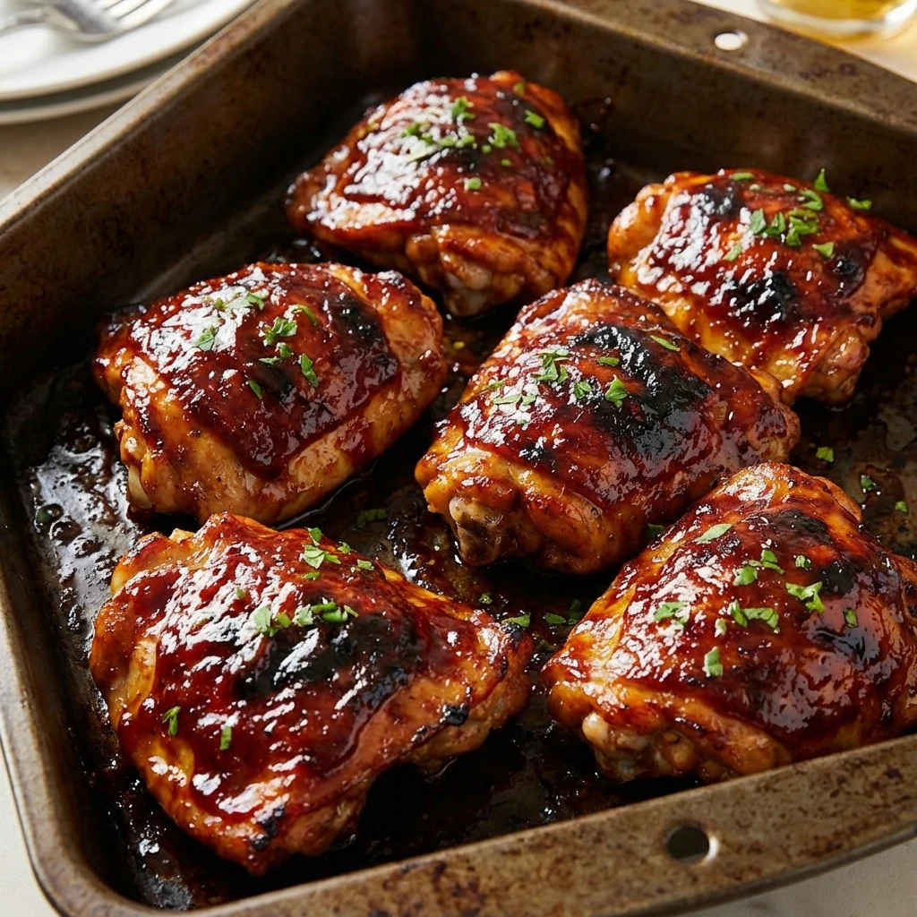 Enjoy Irresistible Caramelized Bbq Chicken Thighs Tonight