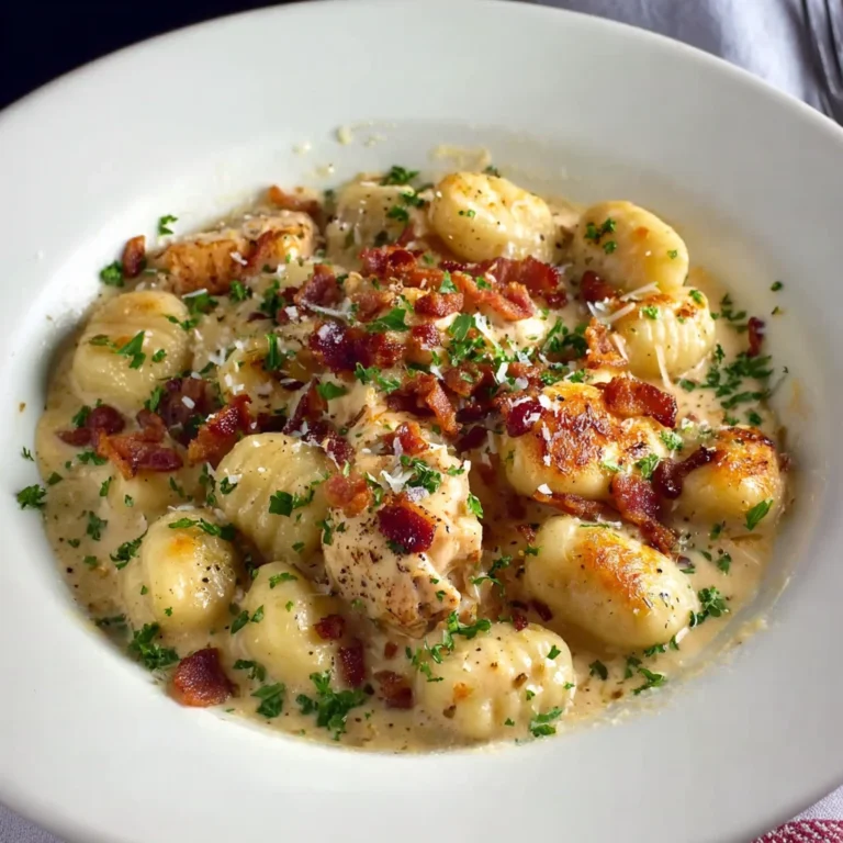 Garlic Parmesan Chicken Gnocchi