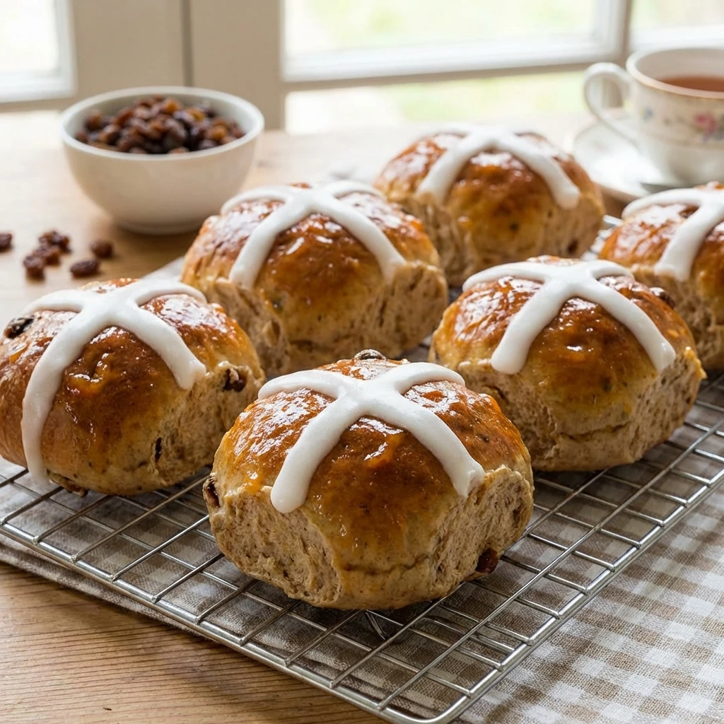 Hot Cross Bun Bread Recipe