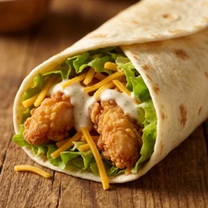 Indulge in a Crispy Chicken Ranch Snack Wrap That’s Easy to Make!