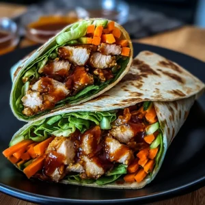 Sweet Chili Chicken Wraps Recipe