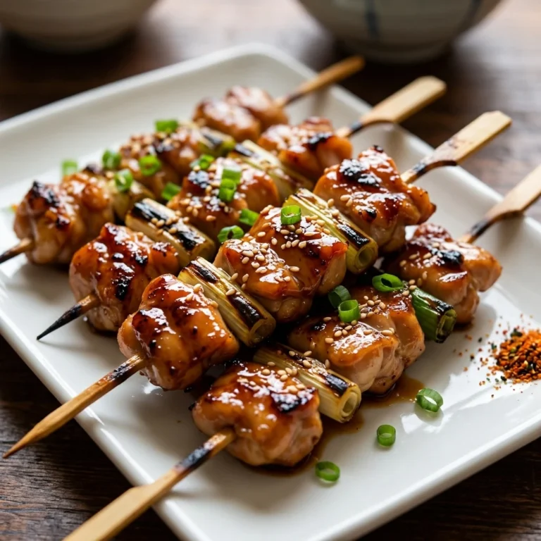 the Art of Japanese Chicken Yakitori Skewers recipe image