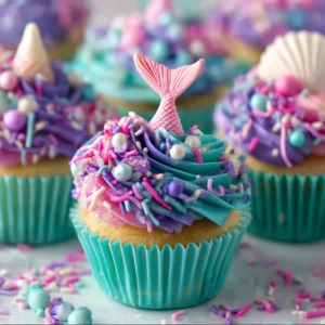 Mermaid Theme Cupcakes Recipe