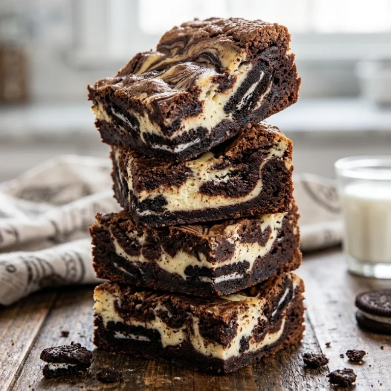 Oreo Cheesecake Brownies
