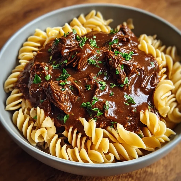 Easy Slow Cooker Beef and Noodles recipe with step-by-step instructions