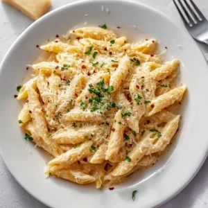 Easy Homemade Creamy Garlic Pasta