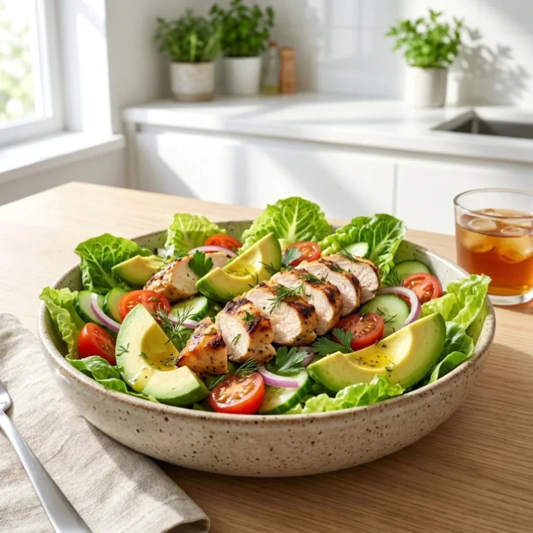 Avocado chicken salad