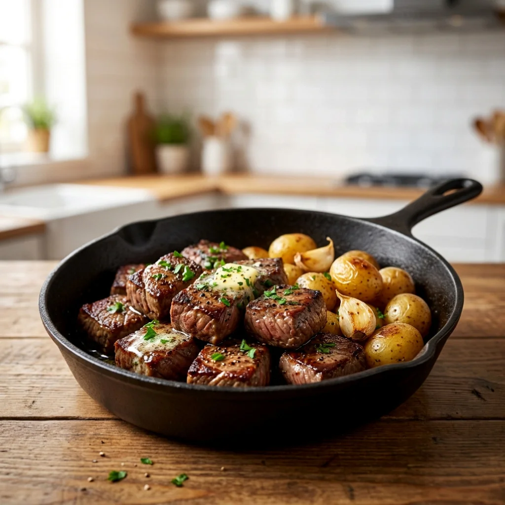 Garlic Butter Steak Bites