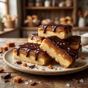 Shortbread Caramel Bars