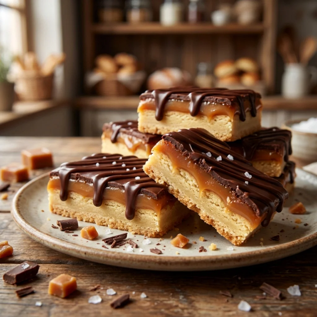Shortbread Caramel Bars