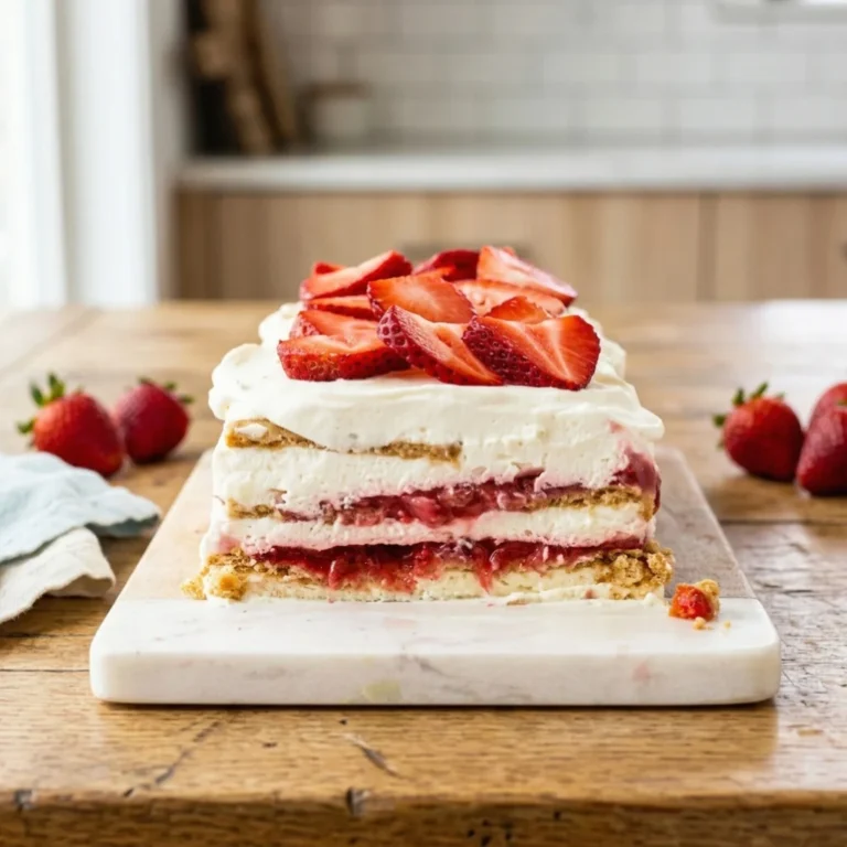 Strawberry Icebox Cake